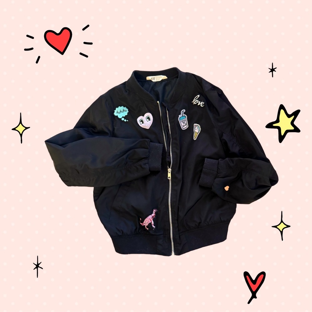 H&M girls jacket size 10-12